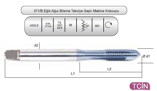 M20 INOX SERİSİ MAKİNE KILAVUZU DÜZ KANALLI DIN 376/B - Burkut Ofis