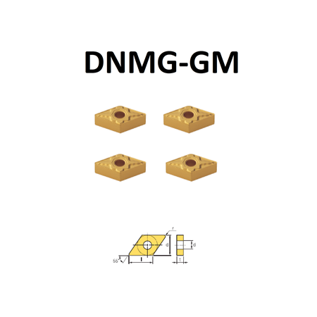 DNMG-GM 110404 TORNA ELMAS UÇLARI