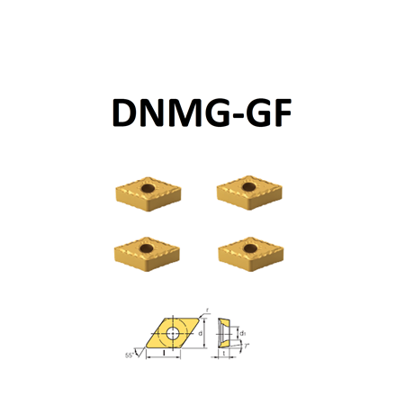 DNMG-GF 150604 TORNA ELMAS UÇLARI