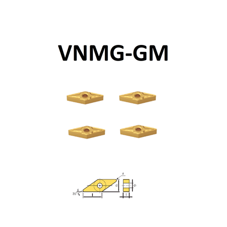 VNMG-GM 160408 TORNA ELMAS UÇLARI