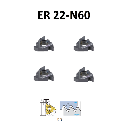ER 22-N60 TORNA ELMAS UÇLARI