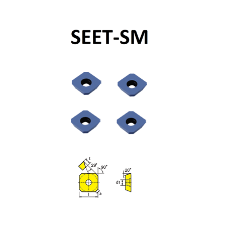 SEET 12T3 -SM  TORNA ELMAS UÇLARI