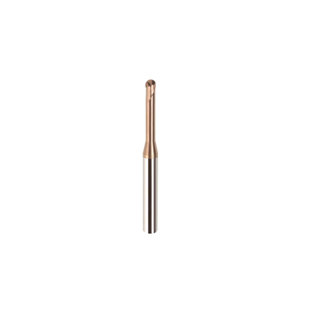 Z2 2*3*50*4 MM.  DALMA BOY:8MM. HRC58 KÜRE UÇLU KARBÜR FREZE